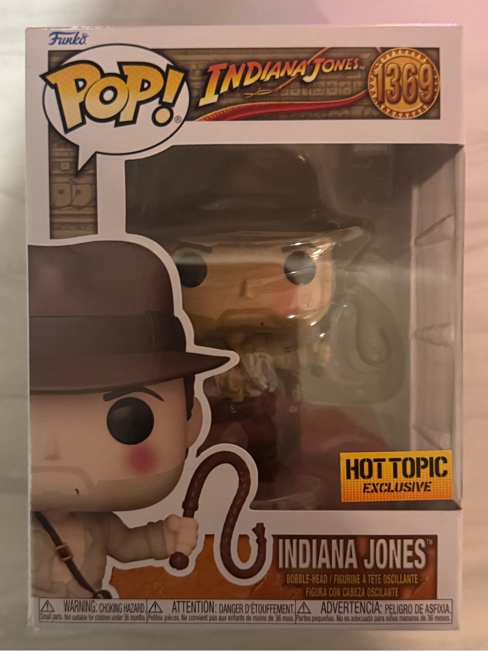 Funko POP! Indiana Jones Vinyl Figure - Brown, Tan, White